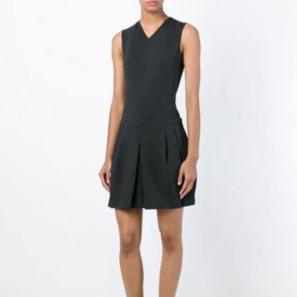 Vince Black V Neck Sleeveless Dress Small - Picture 3 of 6
